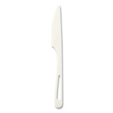 World Centric® Cutlery Dispenser Refills, Knife, Plastic, White, 100/Bag, 10 Bags/Carton (WORKNPS6DP) Case of 10