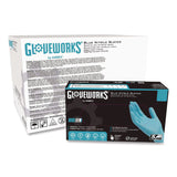 GloveWorks® by AMMEX® Industrial Nitrile Gloves, Powder-Free, XX-Large, 5 mil Thick, 9.5" Long, Blue, 100/Box, 10 Boxes/Carton (AXCINPF49100) Case of 1000
