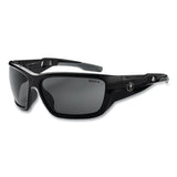 ergodyne® Skullerz BALDR Safety Glasses, Black Nylon Impact Frame, Anti-Fog Smoke Polycarbonate Lens (EGO57033) Each