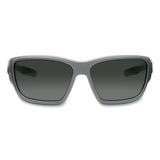 ergodyne® Skullerz BALDR Safety Glasses, Matte Gray Nylon Impact Frame, Anti-Fog Smoke Polycarbonate Lens (EGO57133) Each