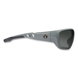 ergodyne® Skullerz BALDR Safety Glasses, Matte Gray Nylon Impact Frame, Anti-Fog Smoke Polycarbonate Lens (EGO57133) Each