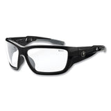 ergodyne® Skullerz BALDR Safety Glasses, Black Nylon Impact Frame, Anti-Fog Clear Polycarbonate Lens (EGO57003) Each