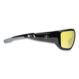 ergodyne® Skullerz BALDR Safety Glasses, Black Nylon Impact Frame, Yellow Polycarbonate Lens (EGO57050) Each