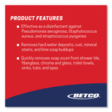 Betco Sure Bet II Foaming Disinfectant, Citrus Floral Scent, 32 oz Bottle, 12/Carton (BET3141200) Case of 12