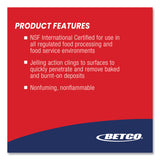 Betco Oven Jell Cleaner, Lemon Scent, 32 oz Bottle, 12/Carton (BET1391200CT) Case of 12