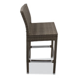 JMC Furniture Gama Series Barstools, Supports Up to 300 lb, 31.25" Seat Height, Ivory Seat, Ivory Back, Ivory Base (JMCGAMBSIVY) Each