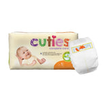 Cuties® Complete Care Unisex Baby Diaper Size 1 Disposable Heavy Absorbency (1206479_CS) 200/CS