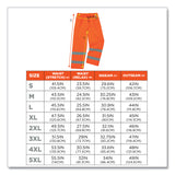 ergodyne® GloWear 8925 Class E Hi-Vis Thermal Pants, 4X-Large, Orange (EGO24448) Each