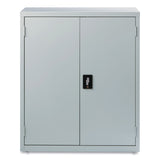 Alera® Economy Assembled Storage Cabinets, 3 Shelves, 36" x 18" x 42", Light Gray (ALEHCM4218LG) Each