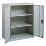 Alera® Economy Assembled Storage Cabinets, 3 Shelves, 36" x 18" x 42", Light Gray (ALEHCM4218LG) Each