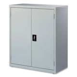 Alera® Economy Assembled Storage Cabinets, 3 Shelves, 36" x 18" x 42", Light Gray (ALEHCM4218LG) Each