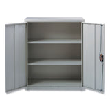 Alera® Economy Assembled Storage Cabinets, 3 Shelves, 36" x 18" x 42", Light Gray (ALEHCM4218LG) Each