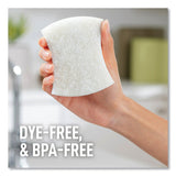 Scotch Brite Greener Clean Non-Scratch Scrub Sponge, 2.6 x 3.3, 0.7" Thick, White, 6/Pack (MMM97036UG) Pack of 6