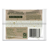 Scotch Brite Greener Clean Non-Scratch Scrub Sponge, 2.6 x 3.3, 0.7" Thick, White, 3/Pack (MMM97033UG) Pack of 3