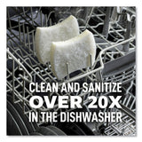 Scotch Brite Greener Clean Non-Scratch Scrub Sponge, 2.6 x 3.3, 0.7" Thick, White, 3/Pack (MMM97033UG) Pack of 3