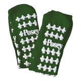 Posey® Slipper Socks Unisex Adult One Size Fits Most Double Tread Single Patient Use Green (646281_PR) 1/PR