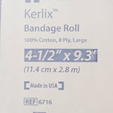 Kerlix™ Fluff Bandage Roll 4-1/2 Inch X 3-1/10 Yard 8-Ply Sterile 1 per Pouch (684279_EA) 1/EA
