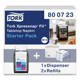 Tork Xpressnap Fit Starter Pack, 4 x 6 x 7, Black (TRK800723) Each