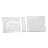 AmerCareRoyal® Saddle Bags, Fold-Top Closure, 0.59 mil, 7.99" x 6.49", Clear, 2,000/Carton (RPPSB67) Case of 2000