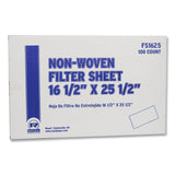 AmerCareRoyal® Filter Sheet, Fry Oil, 16.5" x 25.5", 100/Carton (RPPFS1625) Case of 100