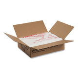 AmerCareRoyal Thank You Bags, 11.5" x 20" x 20", Red/White, 775/Carton (RPPRPTYB6V) Case of 775