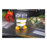 AmerCareRoyal Zipper Bags, 1.73 mil, 7" x 7.99", Clear, 500/Carton (RPPZBQ78) Case of 500