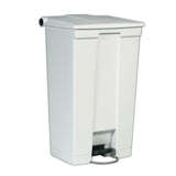 Rubbermaid® Commercial Legacy Step-On Receptacle, 23 gal, Plastic, White (RCPFG614600WHT) Each