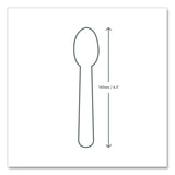 Vegware White CPLA Cutlery, Spoon, 1,000/Carton (VEGVWSP65) Case of 1000