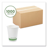 Vegware 89-Series Hot Cup, 12 oz, Green/White, 1,000/Carton (VEGLV12G) Case of 1000