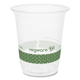 Vegware 76-Series Cold Cup, 7 oz, Clear/Green, 1,000/Carton (VEGR200G) Case of 1000