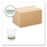 Vegware 76-Series Cold Cup, 7 oz, Clear/Green, 1,000/Carton (VEGR200G) Case of 1000