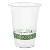 Vegware 96-Series Cold Cup, 16 oz, Clear/Green, 1,000/Carton (VEGR500YG) Case of 1000