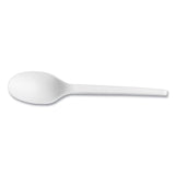 Vegware White CPLA Cutlery, Spoon, 1,000/Carton (VEGVWSP65) Case of 1000