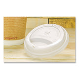 Vegware 89 Series Hot Cup Lids, Fits 89-Series Hot Cups, White, 1,000/Carton (VEGVLID89S) Case of 1000