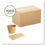 Vegware Kraft Hot Cup Sleeves, Fits Vegware 89-Series Hot Cups, Kraft, 1,000/Carton (VEGQ2) Case of 1000