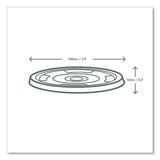 Vegware 96 Series Cold Cup Lids, Fits 96-Series Cups,1,000/Carton (VEGC96FCH) Case of 1000