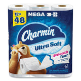 Charmin Ultra Soft Bathroom Tissue, Mega Roll, Septic Safe, 2-Ply, White, 224 Sheets/Roll, 12 Rolls/Pack (PGC08813PK) Pack of 12