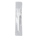 Solo Regal Mediumweight Cutlery, Individually Wrapped, Fork, Plastic, White, 1,000/Carton (SCCMOW10007) Case of 1000