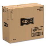 Solo Regal Mediumweight Cutlery, Individually Wrapped, Fork, Plastic, White, 1,000/Carton (SCCMOW10007) Case of 1000