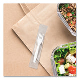 Solo Regal Mediumweight Cutlery, Individually Wrapped, Fork, Plastic, White, 1,000/Carton (SCCMOW10007) Case of 1000