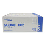AmerCareRoyal Flip Top Bag, 7" x 7", Clear, 2,000/Carton (RPPFTS77) Case of 2000