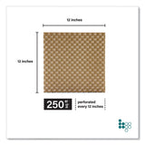 Elementree Bubble Paper, 12" x 250 ft, Perforated Every 12", Kraft, 250 Sheets/Carton (PRB01913) Case of 250