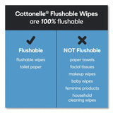 Cottonelle® Fresh Care Flushable Cleansing Cloths, 1-Ply, 3.75 x 5.5, White, 42/Pack (KCC44932) Each