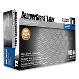 SemperGuard Latex Powdered Gloves, Cream, X-Large, 100/Box (SEZINDPS105BX) Box of 100