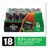 Lipton Pure Leaf Unsweetened Iced Black Tea, 16.9 oz Bottle, 18/Carton (GRR22002027) Case of 18