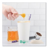 SOLO Compostable Paper Hot Cups, ProPlanet Seal, 20 oz, White/Green, 600/Carton (SCC420PLAPLANET) Case of 600