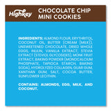 HighKey Chocolate Chip Cookies, 2 oz, Bag, 6/Carton (GRR60000270) Case of 6