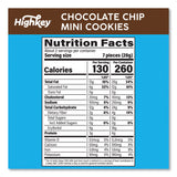 HighKey Chocolate Chip Cookies, 2 oz, Bag, 6/Carton (GRR60000270) Case of 6
