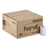 Karat Thermal Paper Rolls, 2.25" x 85 ft, White, 50 Rolls/Carton (KRTGSTR225085) Case of 50
