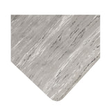 Crown Cushion-Step Marbleized Rubber Mat, 24 x 36, Gray (CWNCU2436GY) Each